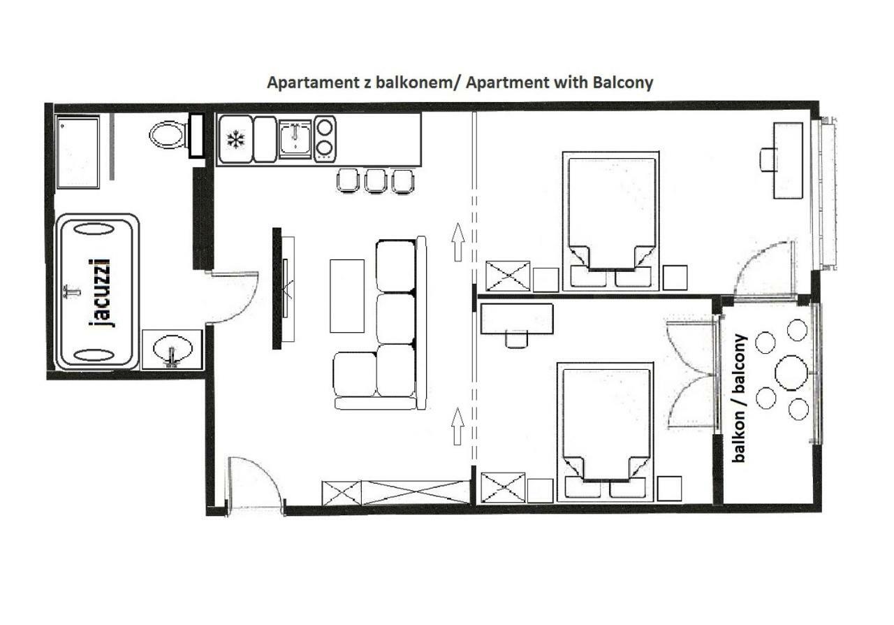 Jacuzzi Apartments Krakkó Kültér fotó